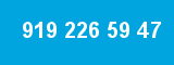 919 226 59 47 919 226 59 47